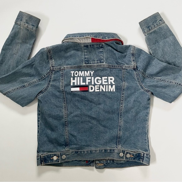 Tommy Hilfiger Denim Jacket with Logo in the back - Picture 2 of 4